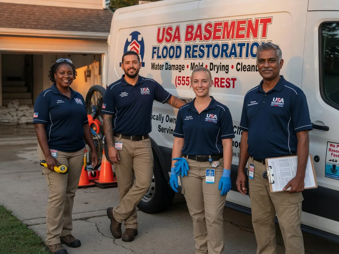 Basement Flood Cleanup company in East Springfield, OH